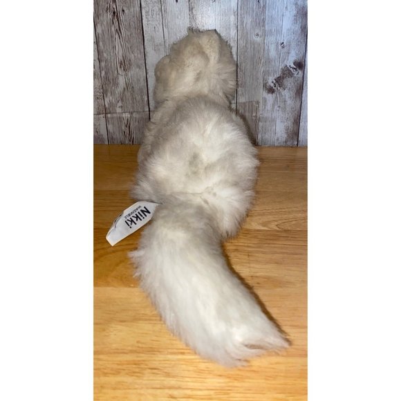 Vintage Russ Berrie Nikki Kitty Cat White Plush Persian Green Eyes Stuffed Toy - Picture 3 of 7